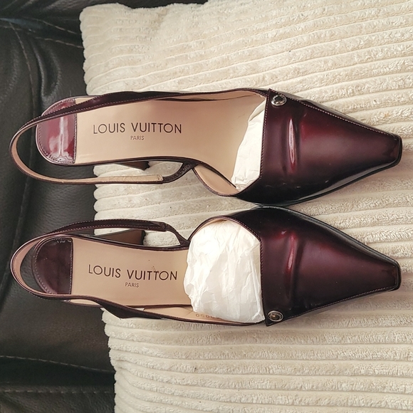 Louis Vuitton  Vernis Block heel sandals - Picture 1 of 16